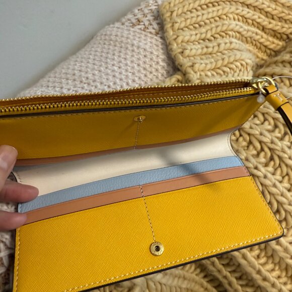 TORY BURCH "Walker Printed Zip Slim" Wallet. New - Picture 5 of 8